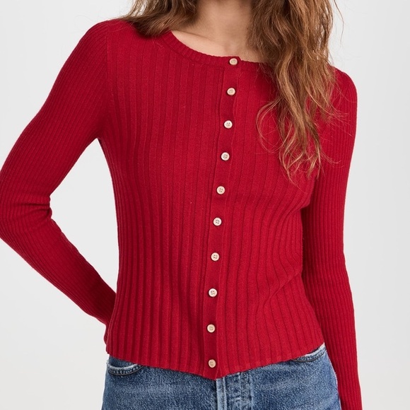 Alex Mill KB Ribbed Cardigan Sweater - Picture 2 of 7